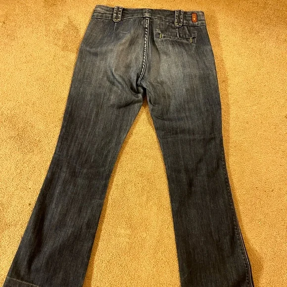 7 for all man kind designer jeans size 27 - Picture 3 of 7